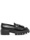 Stuart Weitzman Nolita Tassel-detail Loafers In Blk Black