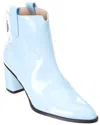 Stuart Weitzman Novako Patent Bootie In Blue