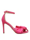 Stuart Weitzman Nudistcurver Loveknot Sandals Fuchsia In Fucsia