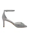 Stuart Weitzman Nudissia 75 High-heeled Sandals In Gray