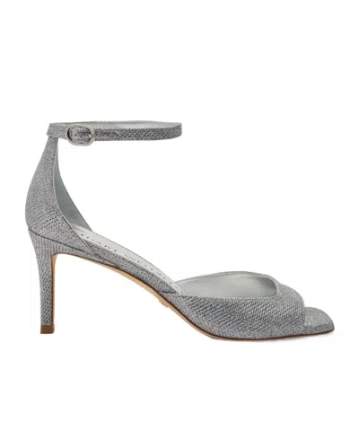 Stuart Weitzman Nudissia 75 High-heeled Sandals In Gray