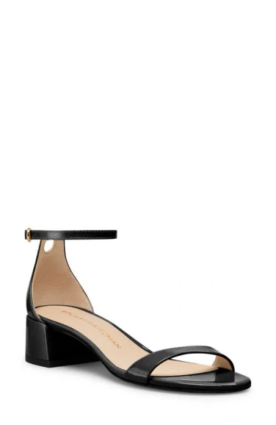 STUART WEITZMAN STUART WEITZMAN NUDIST BLOCK 35 ANKLE STRAP SANDAL