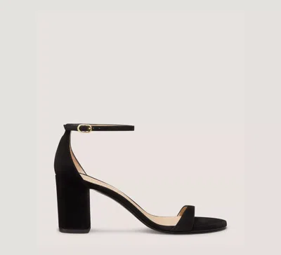 Stuart Weitzman Nudist Block 75 In Black