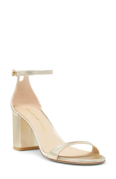 STUART WEITZMAN STUART WEITZMAN NUDIST BLOCK 75 SANDAL