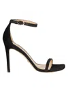 Stuart Weitzman Nudist Curve Sandals In Black