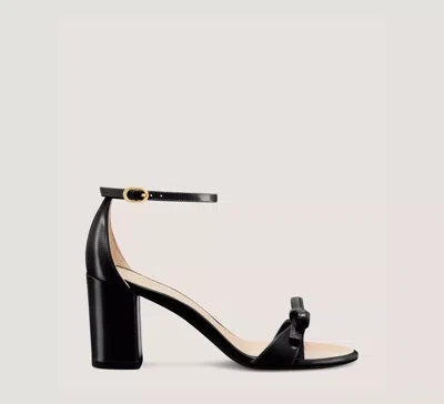 Stuart Weitzman Nudist Felicity Block 75 In Black