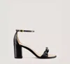 Stuart Weitzman Nudist Felicity Block 75 In Black