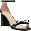 Stuart Weitzman Nudist Felicity Block 75 Sandal In Black