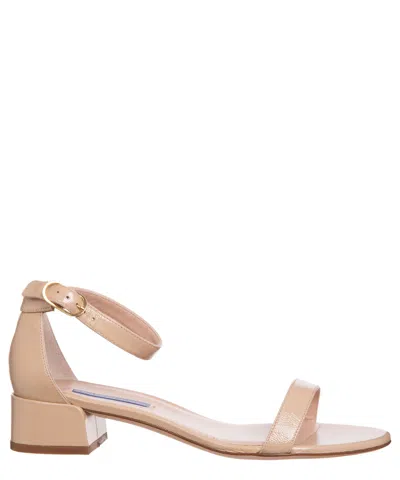 Stuart Weitzman Nudist Heeled Sandals In Pink