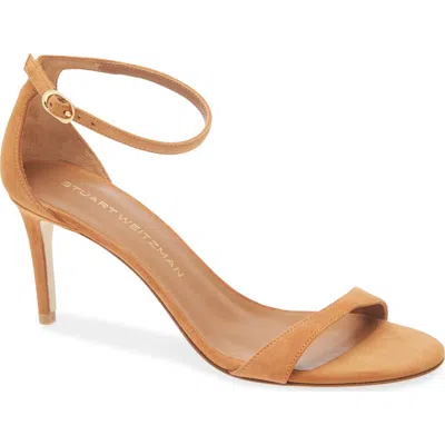 Stuart Weitzman Nudist Ii 75 Sandal In Hazel
