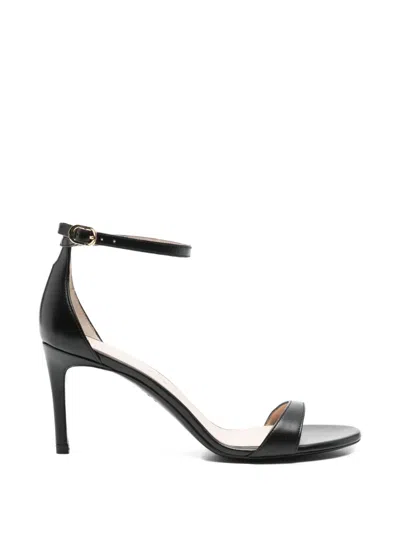 Stuart Weitzman Nudist Ii Ankle-strap Sandals In Black