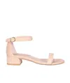 Stuart Weitzman Nudist Open-toe Sandals In Nude