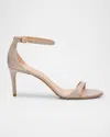 Stuart Weitzman Ankle Strap Sandals In Poudre