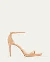 Stuart Weitzman Nudist Patent Leather Stiletto Platform Sandals