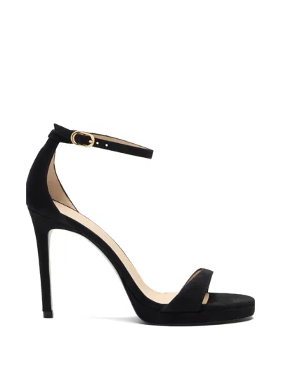 Stuart Weitzman Nudist Platform Sandals In Brown