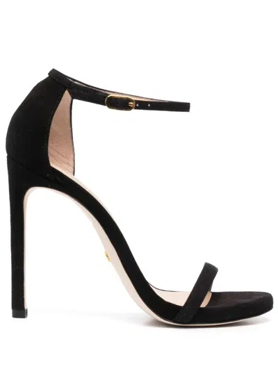 Stuart Weitzman Nudist Sandals In Black