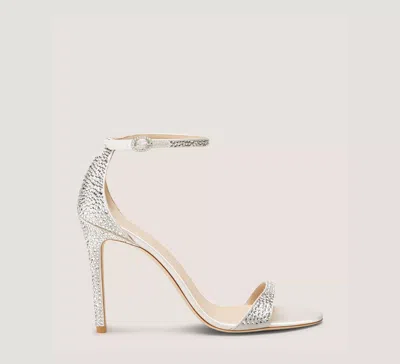 Stuart Weitzman Nudist Shine 100 In White