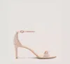 Stuart Weitzman Nudist Shine 75 In Pink