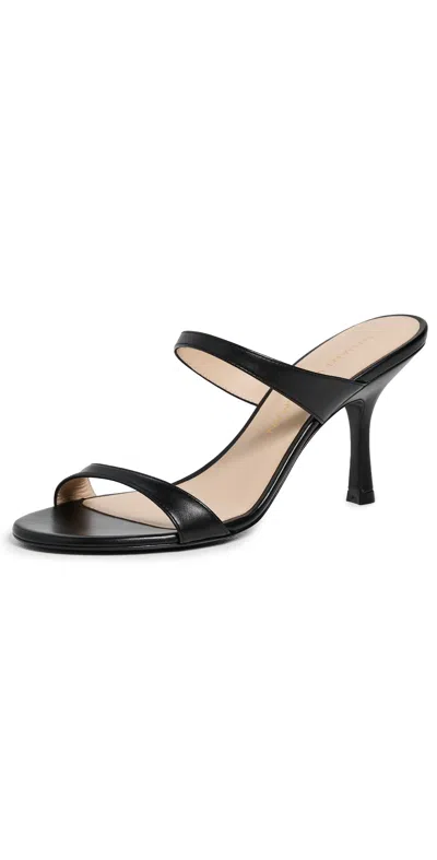 Stuart Weitzman Nudist Slides 85mm Black