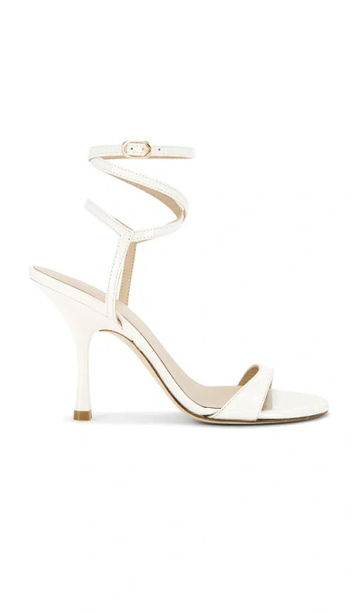 Stuart Weitzman Merinda Leather Sandals In White
