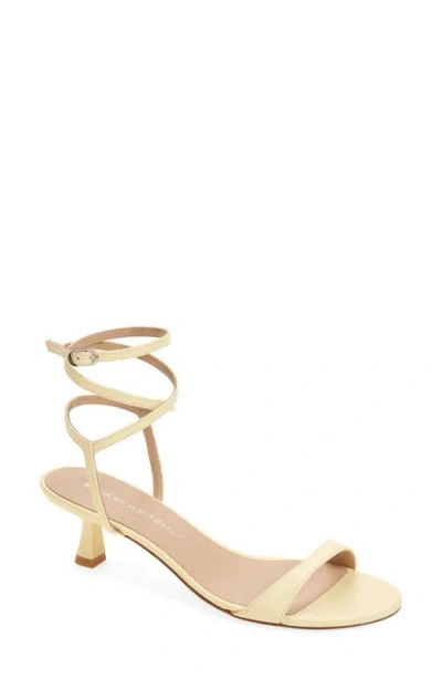Stuart Weitzman Nudist Wrap Sandal In Cream