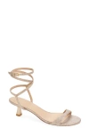 Stuart Weitzman Nudist Wrap Sandal In Poudre