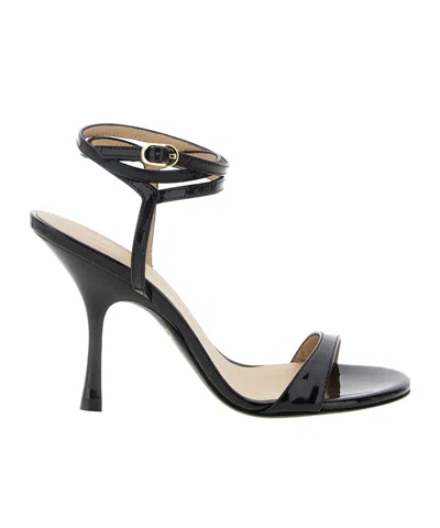 Stuart Weitzman 'nudist Wrap' Sandals In Black