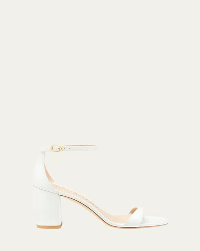 STUART WEITZMAN NUDIST 75MM BLOCK SANDALS