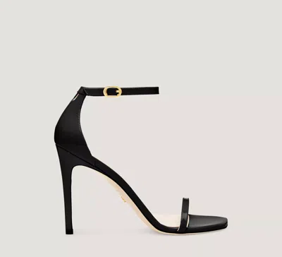 Stuart Weitzman Nudistcurve 100 Sandal In Black