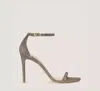 Stuart Weitzman Nudistcurve 100 Strap Sandal In Black