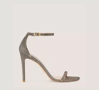 Stuart Weitzman Nudistcurve 100 Strap Sandal In Black