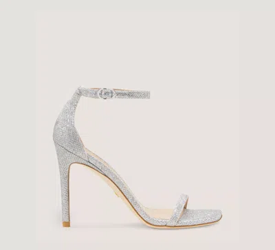 Stuart Weitzman Nudistcurve 100 Strap Sandal The Sw Outlet In Crystal
