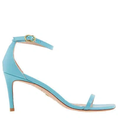 Pre-owned Stuart Weitzman Nudistcurve 75 Sandals In Check Description