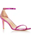 Stuart Weitzman Women's Nudistcurve 75 Ankle Strap Sandals In Pink