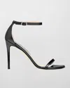 Stuart Weitzman Nudistcurve 100 Strap Sandal In Dusk