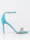 Stuart Weitzman Heeled Sandals  Woman Color Turquoise In Turquoise