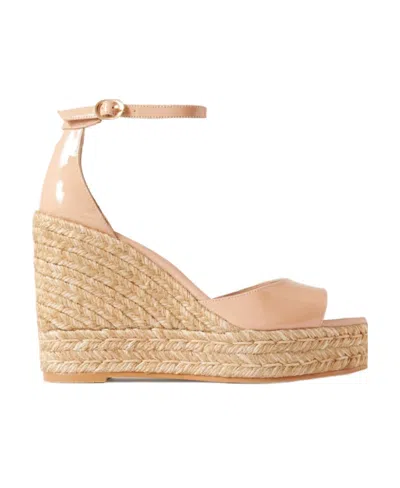 Stuart Weitzman Nudistcurve Wedges In Brown