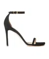 Stuart Weitzman Disney 100mm Crystal-embellished Sandals In Black