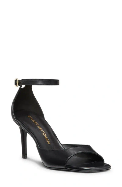 Stuart Weitzman Nudistia 75 Sandal In Black