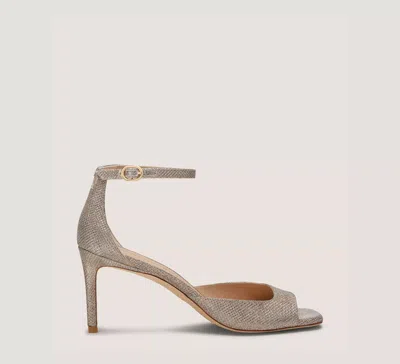 Stuart Weitzman Nudistia 75 Sandal In Grigio