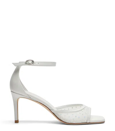 Stuart Weitzman Nudista 75 Sandal In White