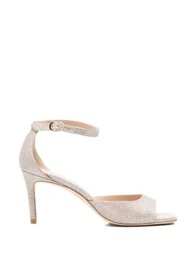 Stuart Weitzman Nudistia Ankle-strap Sandals In Neutral