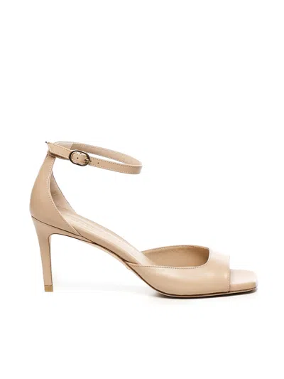 Stuart Weitzman Nudistia Leather Sandals