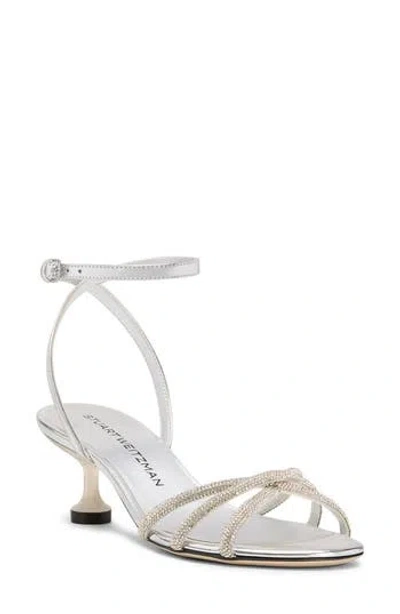 Stuart Weitzman Nudistini Shine Sandal 50