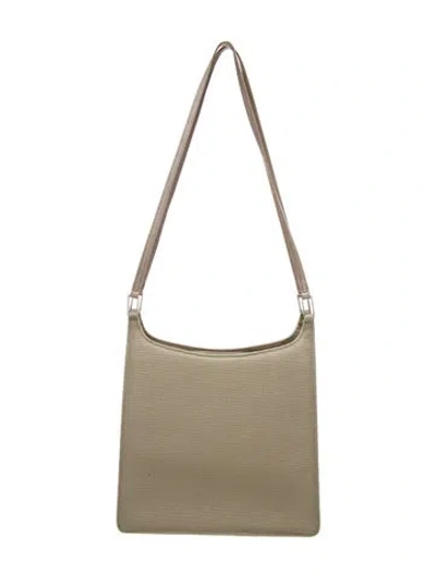 Pre-owned Stuart Weitzman Nylon Shoulder Bag In Gray
