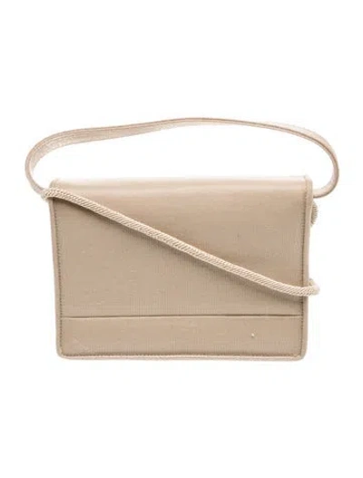 Pre-owned Stuart Weitzman Nylon Top Handle Bag In Neutrals
