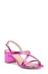 Stuart Weitzman Oasis 50 Block Heel Sandal In Azalea