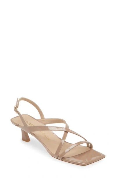 Stuart Weitzman Oasis 50 Slingback Sandal In Fawn