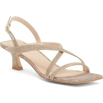 Stuart Weitzman Oasis 50 Slingback Sandal In Platinum