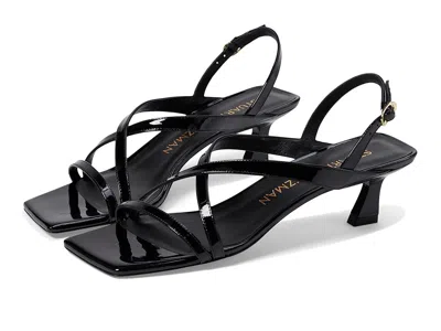 Stuart Weitzman Oasis 50 Slingback Sandal Women's Sandals Black: 7 M